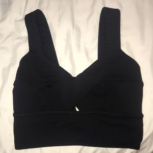 Lululemon black Crop tight tank top